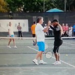 Ray Collins & Serena vs. Novak & Ana in Miami.