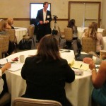 Ray Collins leads a media training seminar in Sarasota.