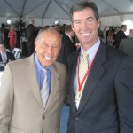 Tennis coaching legend Nick Bollettieri and Ray Collins.