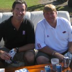 Ray Collins and golfer John Daly at the Longboat Key Club.