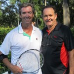 Ray Collins and Tennis Commentator Cliff Drysdale on Amelia Island.