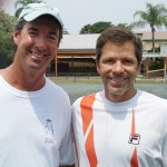 Ray Collins and former #5 tennis player in the world Jimmy Arias.