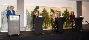 Ray Collins hosts "Wit & Wisdom" for Pines of Sarasota.