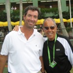 Ray Collins and Nick Bollettieri in Key Biscayne.