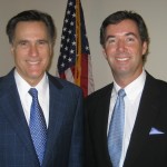 After an interview with Presidential candidate Mitt Romney and Ray Collins.