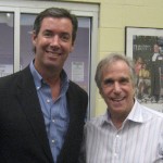 Ray Collins with 'The Fonz', actor Henry Winkler.