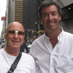 Paul Shafer of the CBS Orchestra and Ray Collins in New York.