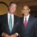 Ray Collins and former NFL coach Tony Dungy.