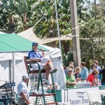 Ray Collins hosting tennis exhibition in Venice, FL.