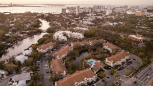 Near downtown Sarasota and the intracoastal. 