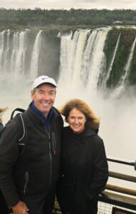 Ray & Erin at the border of Argentina & Brazil