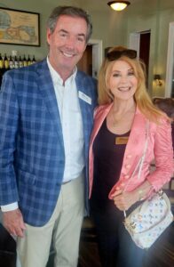 With Actress Audrey Landers