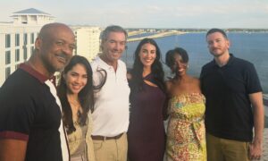 Appearing in a commercial for Visit Punta Gorda